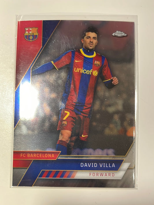Topps Chrome FC Barcelona 2023 - David Villa