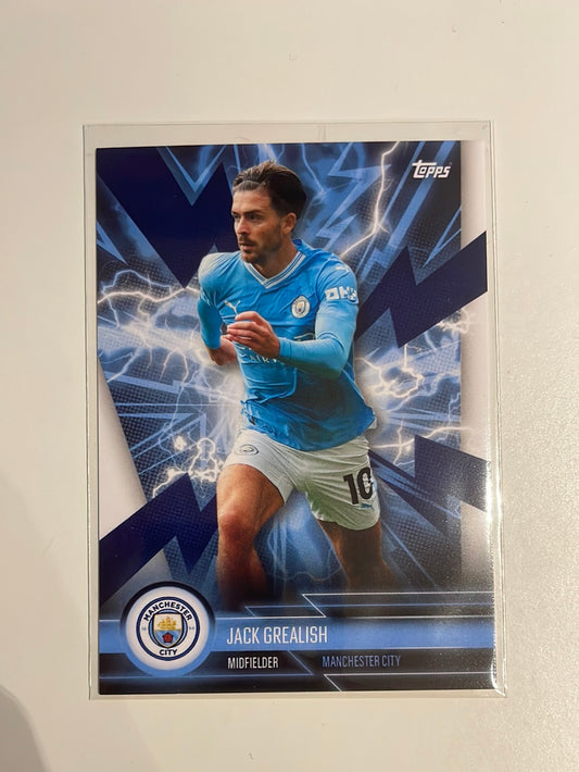 Topps - Manchester City Team Set 2024 - Super Electric - Jack Grealish