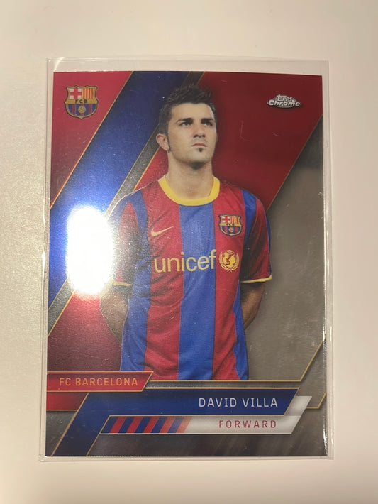 Topps Chrome FC Barcelona 2023 - David Villa
