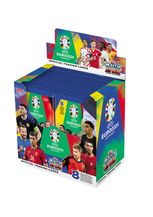 Match Attax Euros 2024  - Booster box med 50 pakker