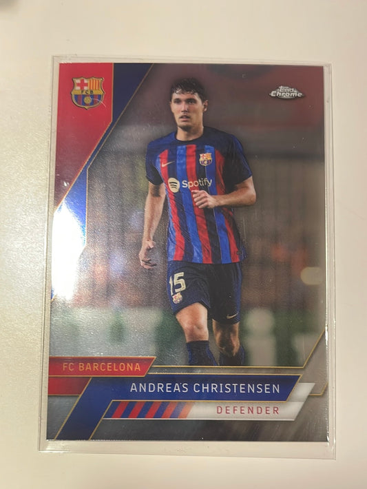Topps Chrome FC Barcelona 2023 - Andreas Christensen