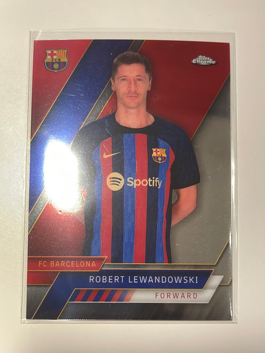 Topps Chrome FC Barcelona 2023 – Robert Lewandowski