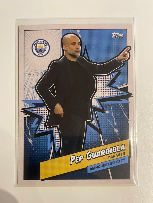 Topps - Manchester City Team Set 2024 - Heroes - Pep Guardiola