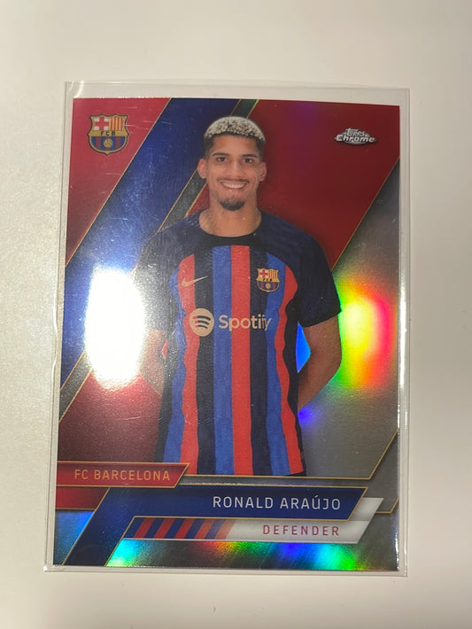 Topps Chrome FC Barcelona 2023 - Ronald Araujo