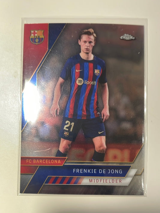 Topps Chrome FC Barcelona 2023 - Frenkie de Jong