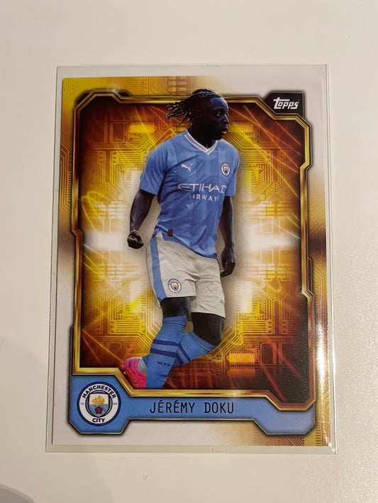 Topps – Manchester City Team-Set 2024 – Goldene Zukunft – Jeremy Doku