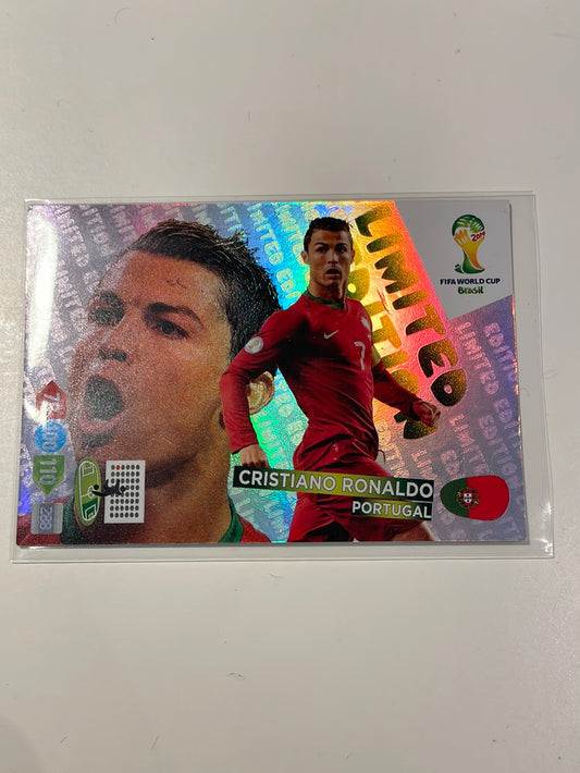 Panini FIFA Fußball-Weltmeisterschaft 2014 Adrenalyn XL | Limitierte Auflage | Cristiano Ronaldo