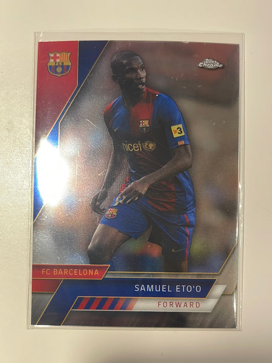 Topps Chrome FC Barcelona 2023 - Samuel Eto’o