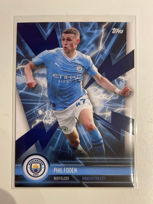 Topps - Manchester City Team Set 2024 - Super Electric - Phil Foden
