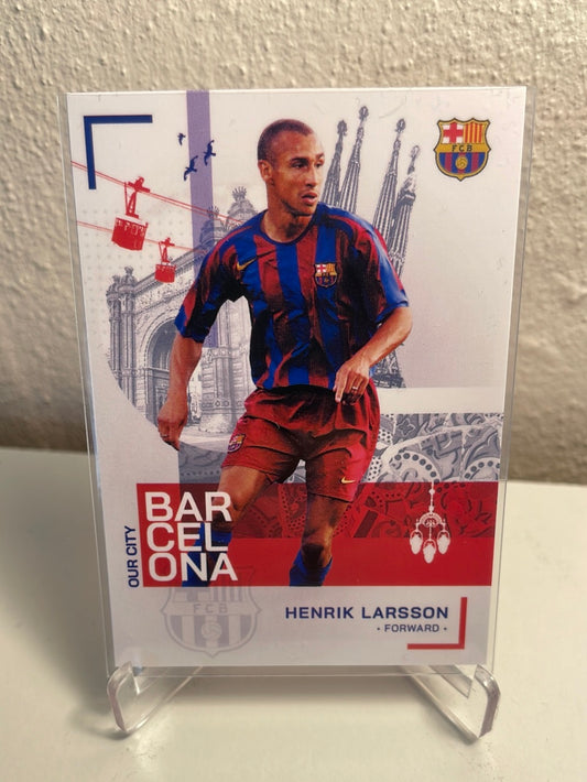 Topps FC Barcelona Team Set 2023 | Our City | Henrik Larsson