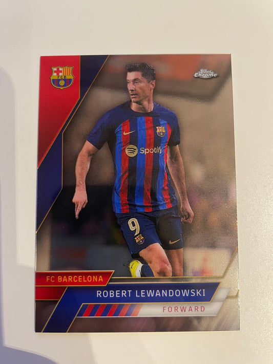 Topps Chrome FC Barcelona 22/23 | Robert Lewandowski