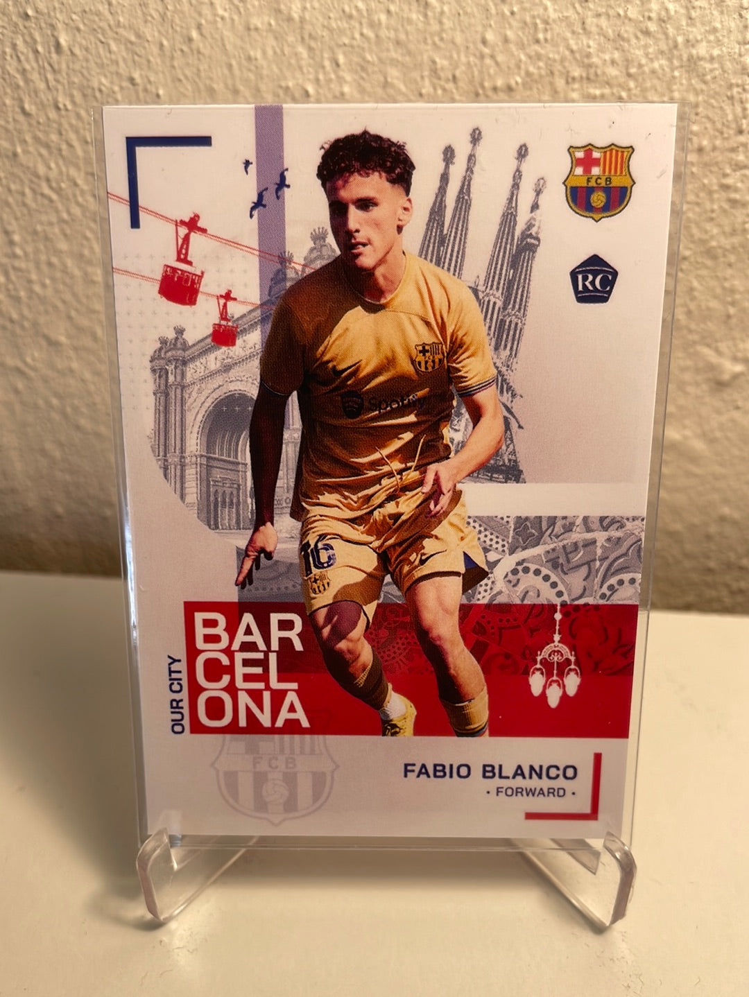 Topps FC Barcelona Mannschaftsset 2023 | Unsere Stadt | Fabio Blanco