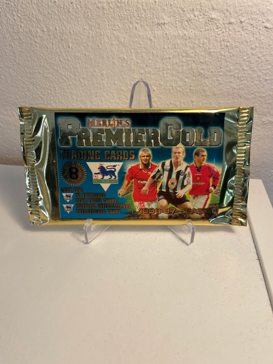 Merlins Premier-League-Gold 1996/97 | 8 Karten pro Paket
