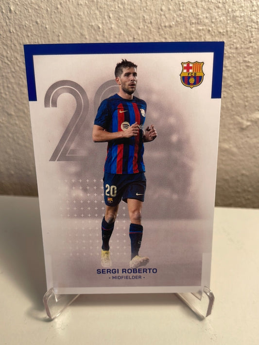 Topps FC Barcelona Mannschaftsset 2023 | Sergi Roberto