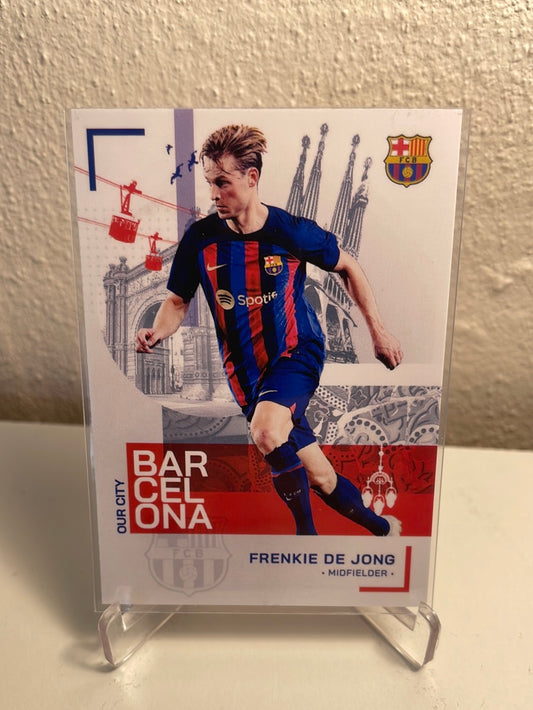 Topps FC Barcelona Team Set 2023 | Our City | Frenkie de Jong