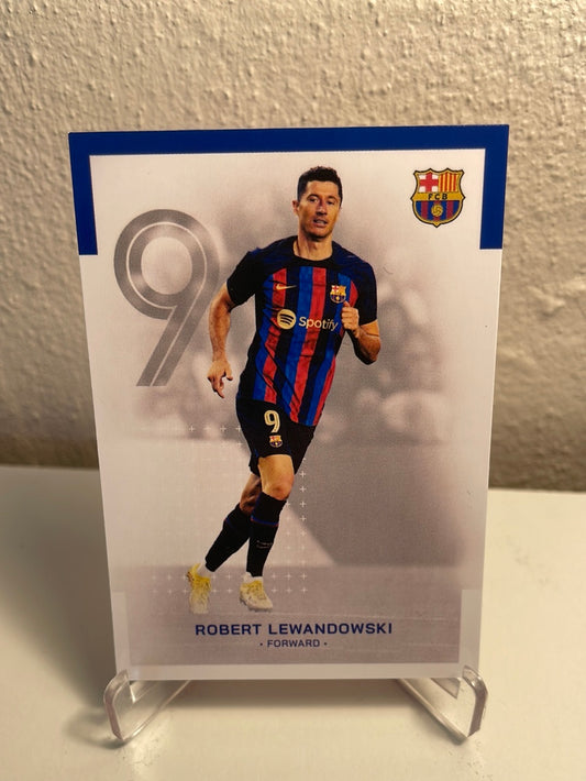 Topps FC Barcelona Mannschaftsset 2023 | Robert Lewandowski