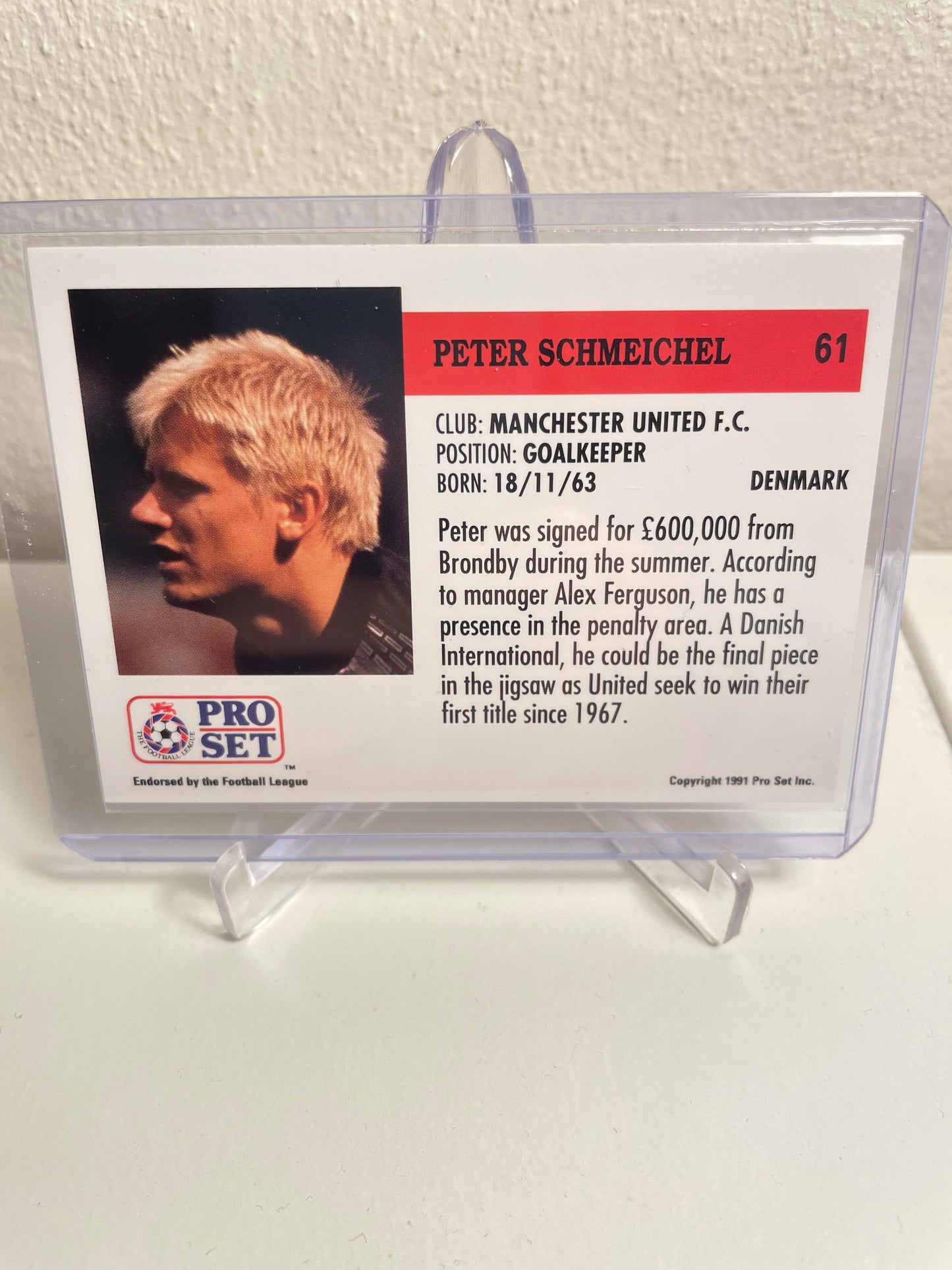 Pro Set 91/92 | Peter Schmeichel